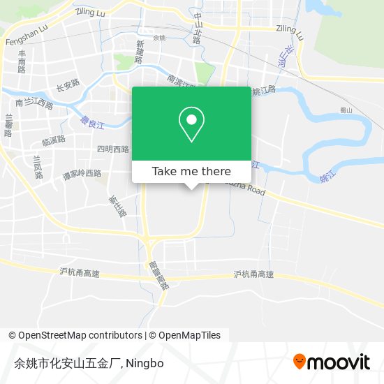 余姚市化安山五金厂 map