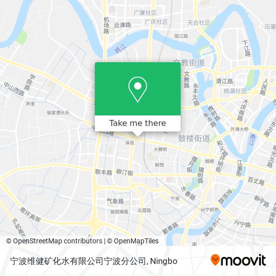 宁波维健矿化水有限公司宁波分公司 map