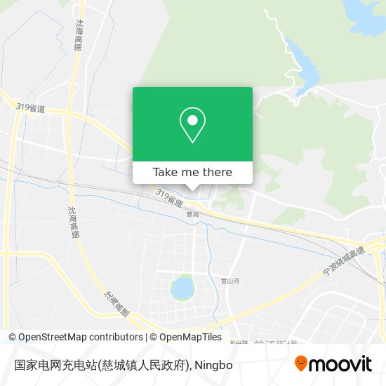 国家电网充电站(慈城镇人民政府) map