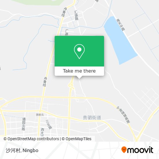 沙河村 map