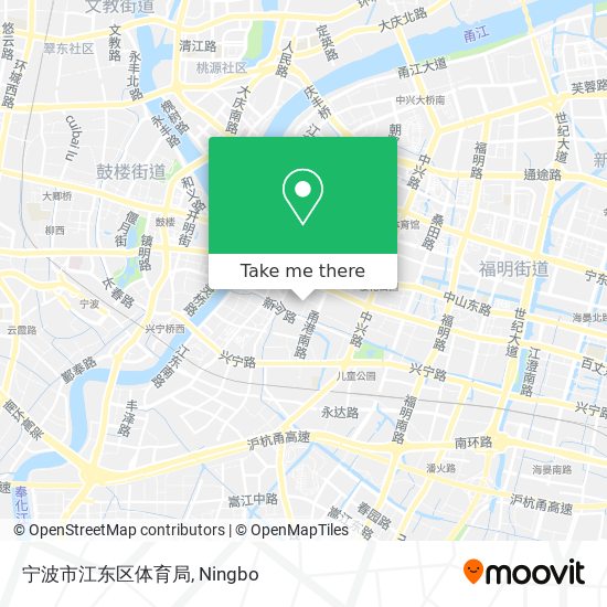 宁波市江东区体育局 map