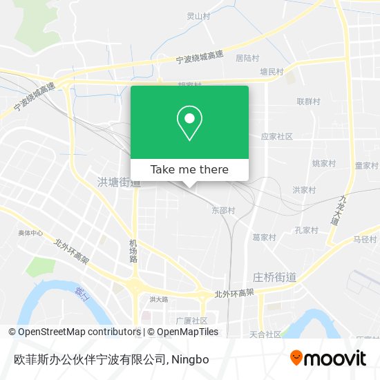 欧菲斯办公伙伴宁波有限公司 map