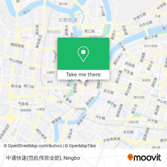 中通快递(范杭伟营业部) map