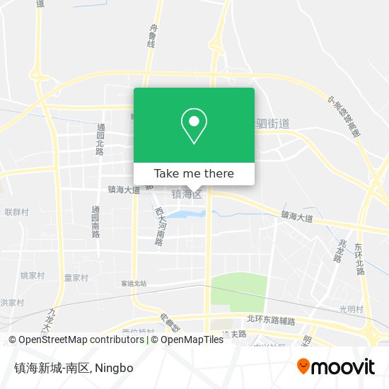 镇海新城-南区 map