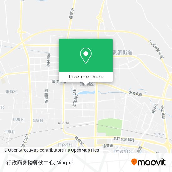 行政商务楼餐饮中心 map