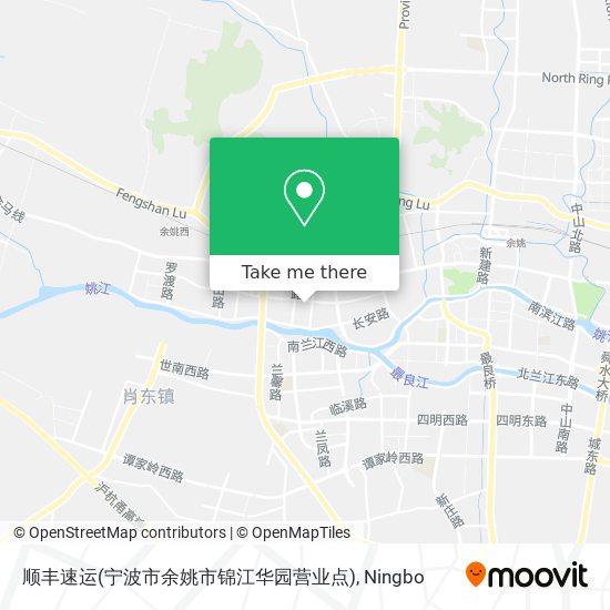 顺丰速运(宁波市余姚市锦江华园营业点) map