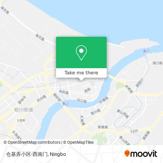 仓基弄小区-西南门 map
