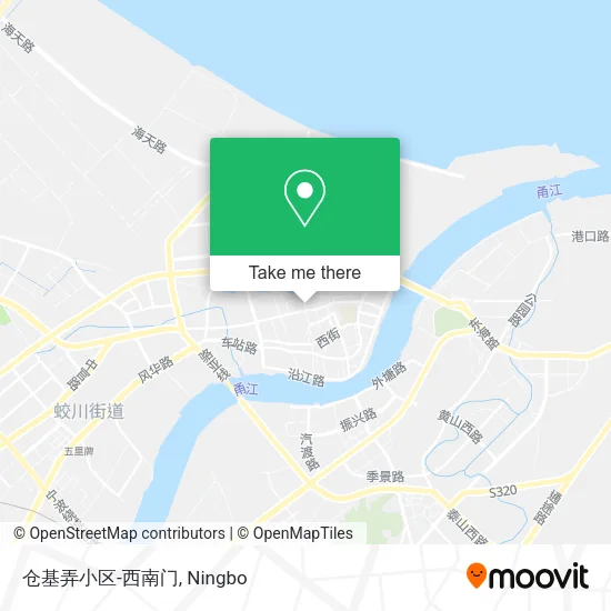 仓基弄小区-西南门 map