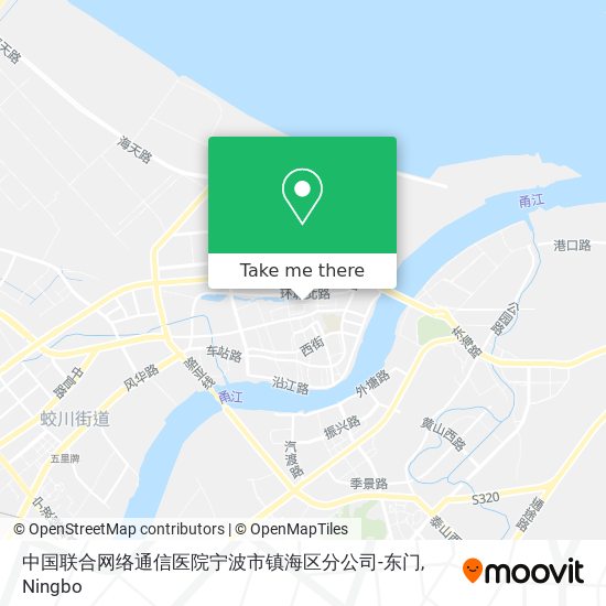 中国联合网络通信医院宁波市镇海区分公司-东门 map