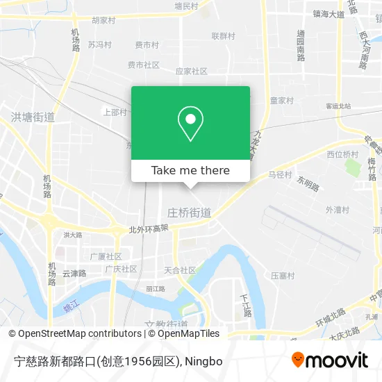 宁慈路新都路口(创意1956园区) map