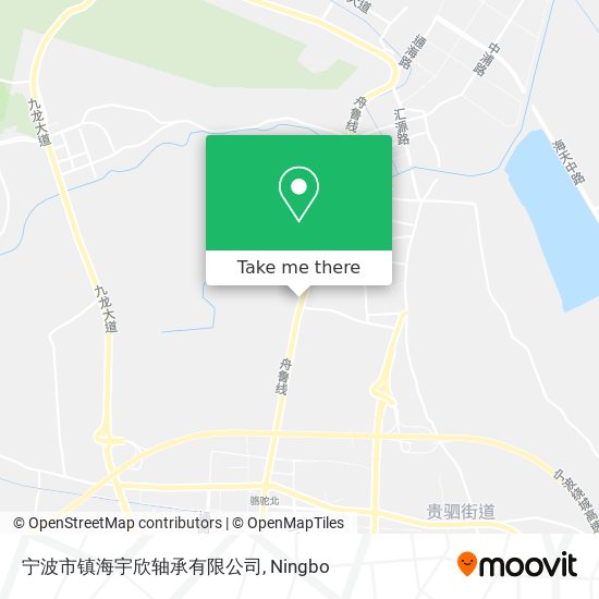 宁波市镇海宇欣轴承有限公司 map