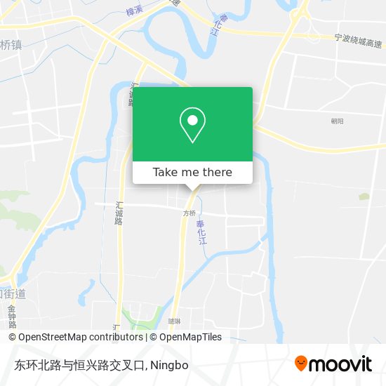 东环北路与恒兴路交叉口 map