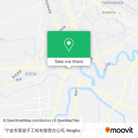 宁波市菜篮子工程有限责任公司 map
