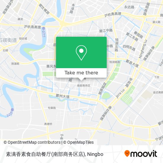 素满香素食自助餐厅(南部商务区店) map