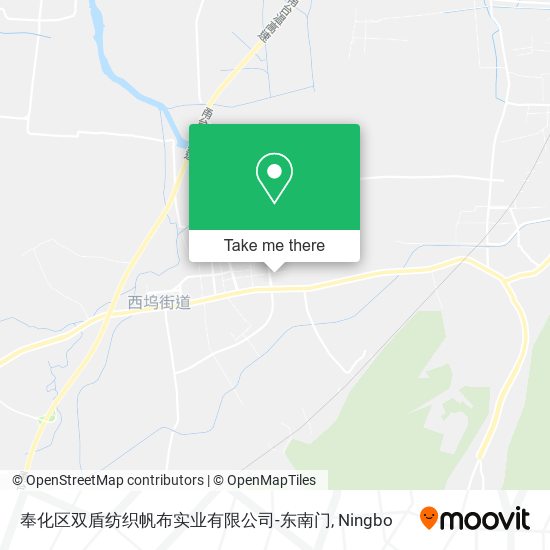 奉化区双盾纺织帆布实业有限公司-东南门 map