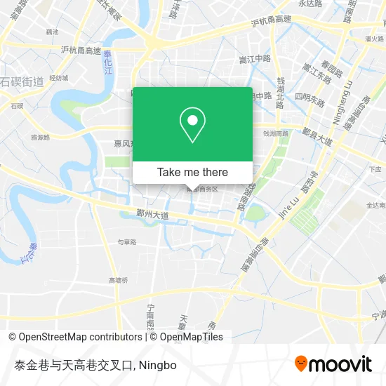 泰金巷与天高巷交叉口 map