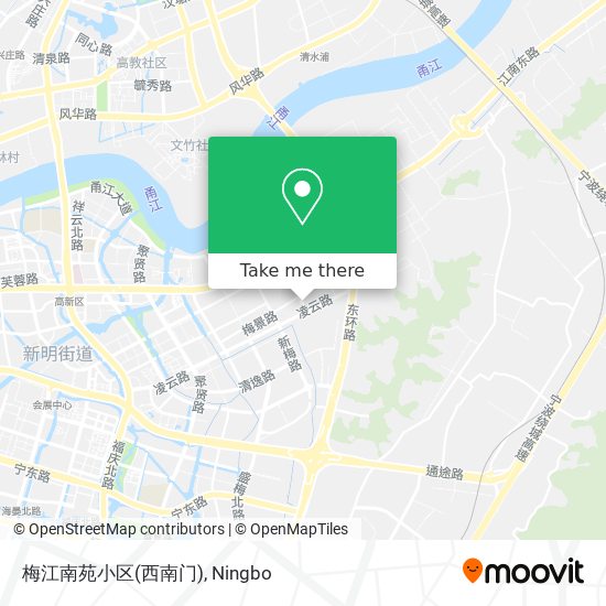 梅江南苑小区(西南门) map