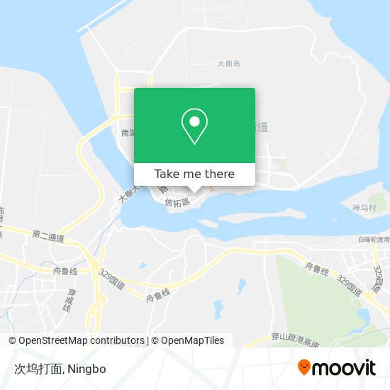 次坞打面 map