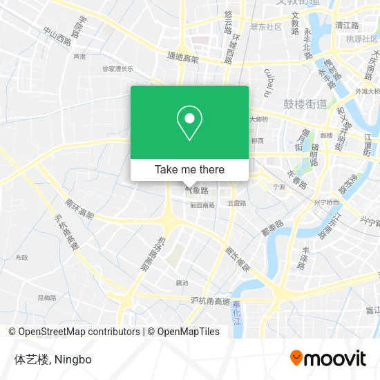 体艺楼 map