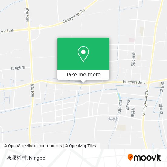 塘堰桥村 map