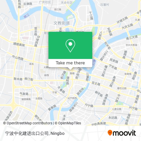宁波中化建进出口公司 map