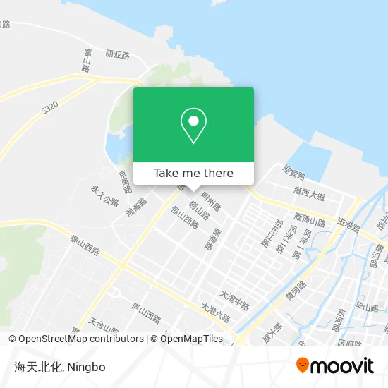 海天北化 map