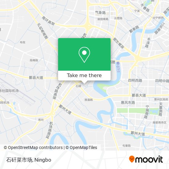 石矸菜市场 map