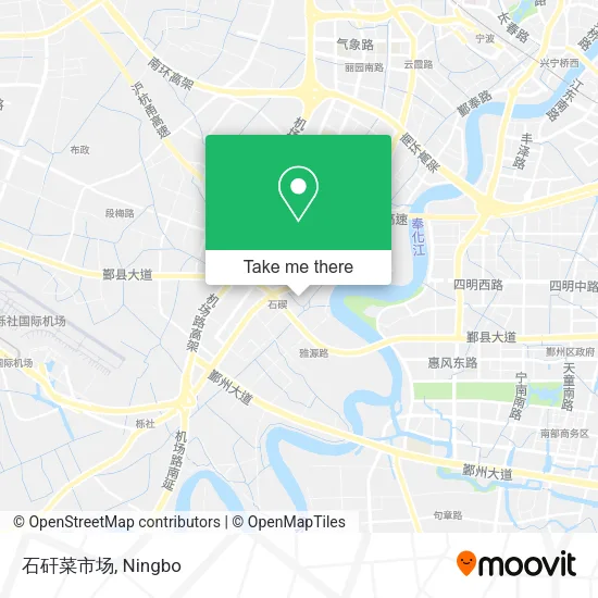 石矸菜市场 map