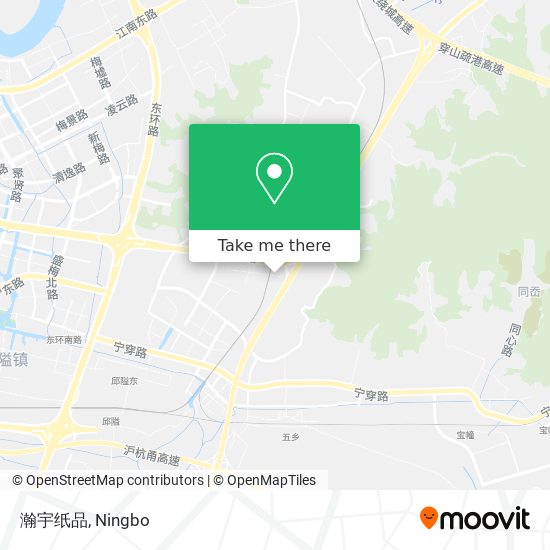 瀚宇纸品 map
