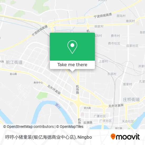 哼哼小猪童装(银亿海德商业中心店) map