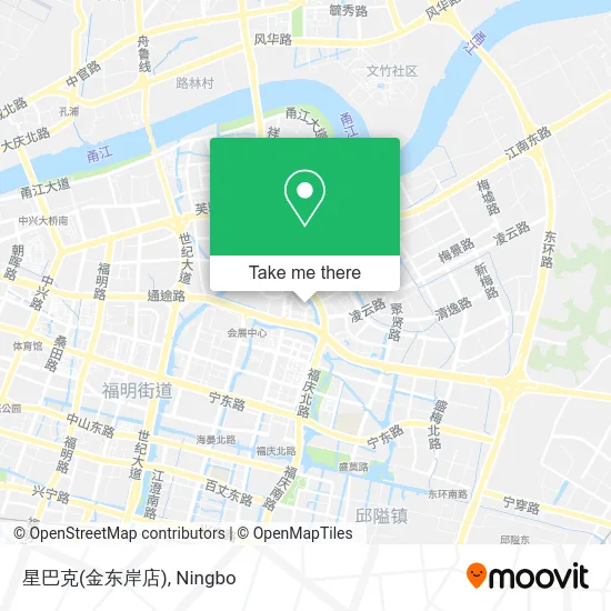 星巴克(金东岸店) map