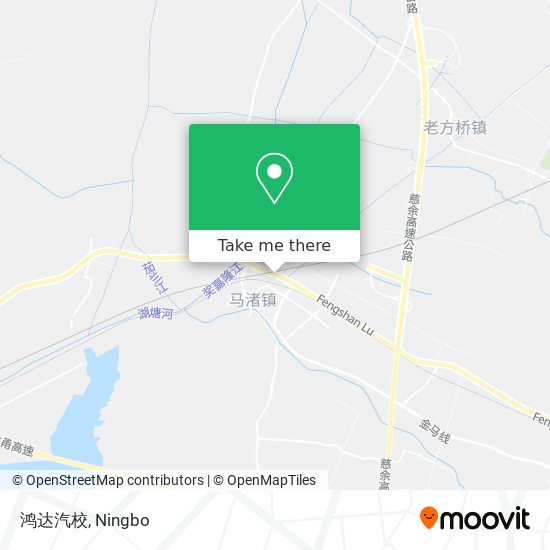 鸿达汽校 map