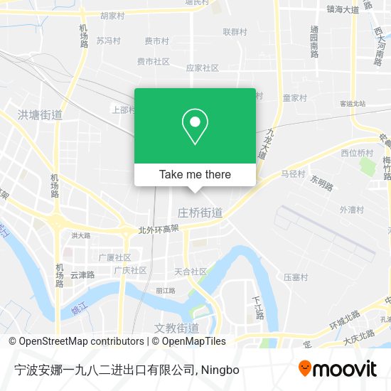 宁波安娜一九八二进出口有限公司 map