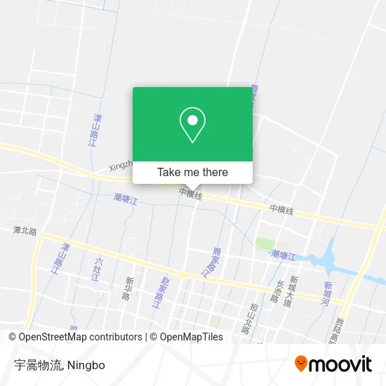 宇暠物流 map