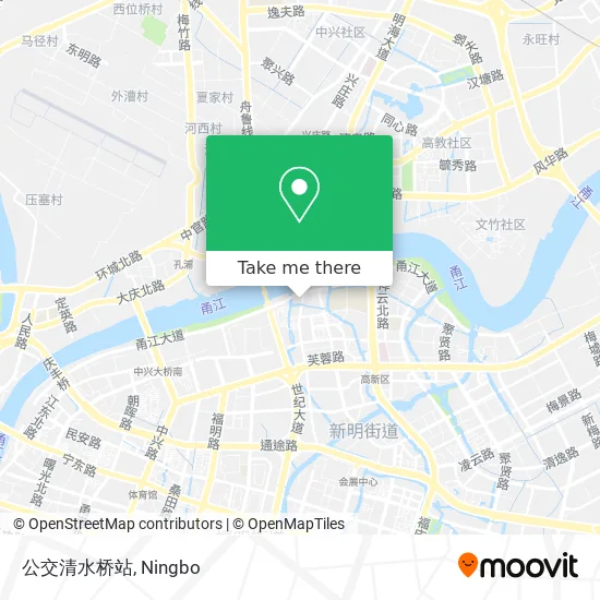 公交清水桥站 map