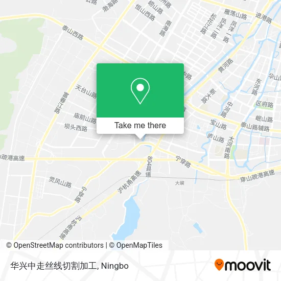 华兴中走丝线切割加工 map