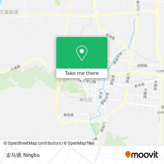 走马塘 map