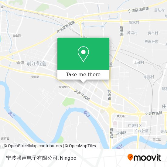 宁波强声电子有限公司 map
