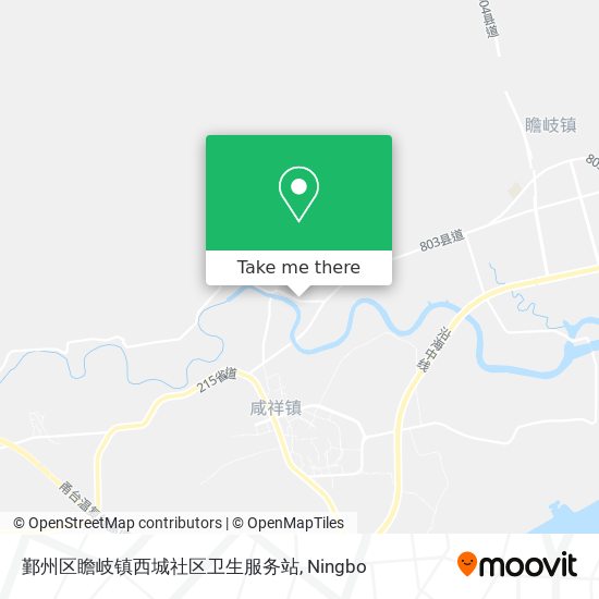 鄞州区瞻岐镇西城社区卫生服务站 map