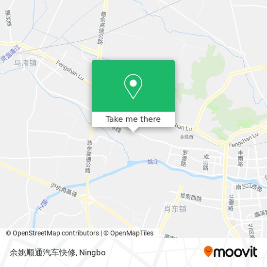 余姚顺通汽车快修 map