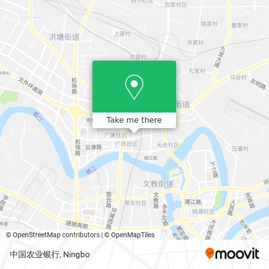 中国农业银行 map