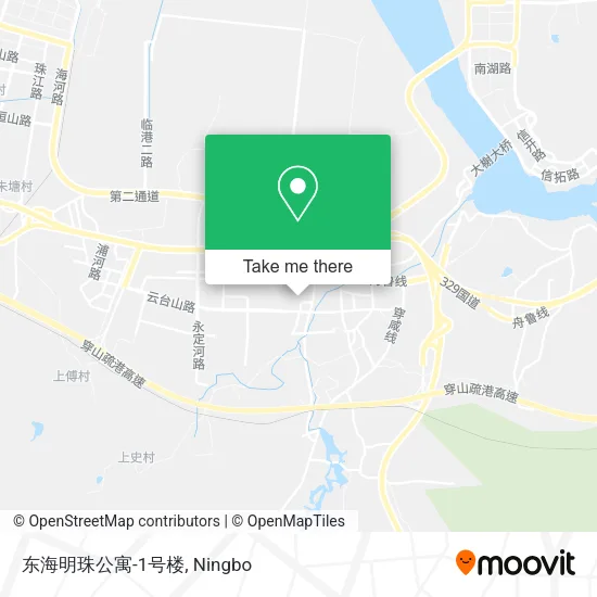 东海明珠公寓-1号楼 map