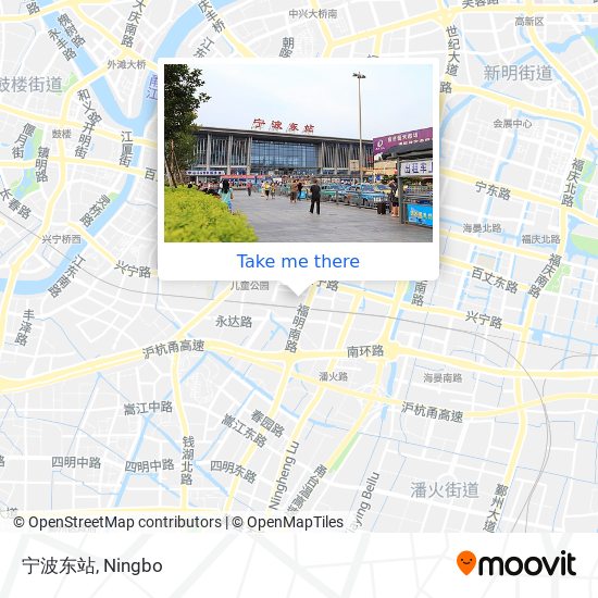 宁波东站 map