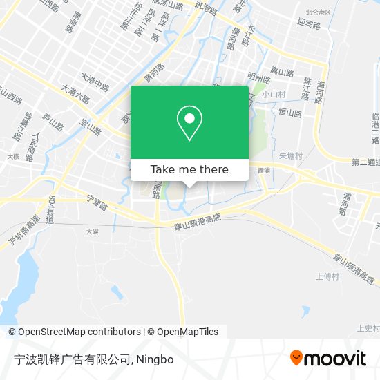 宁波凯锋广告有限公司 map