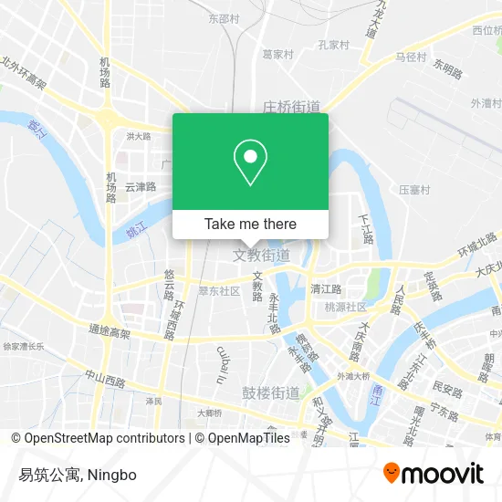 易筑公寓 map