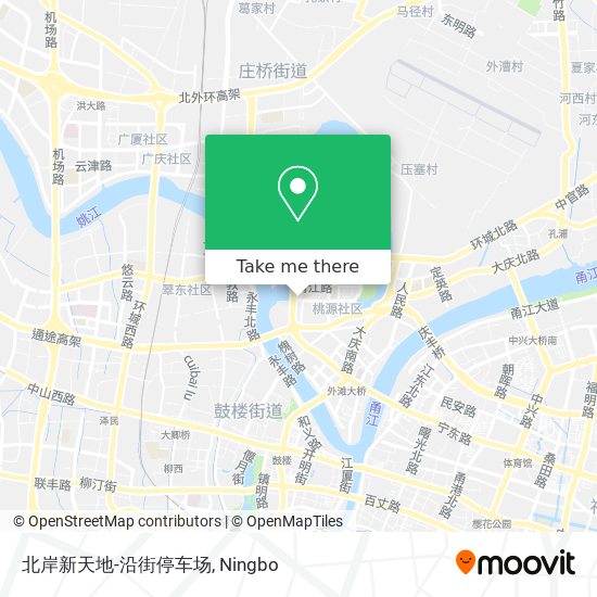 北岸新天地-沿街停车场 map