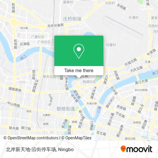 北岸新天地-沿街停车场 map