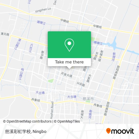 慈溪彩虹学校 map