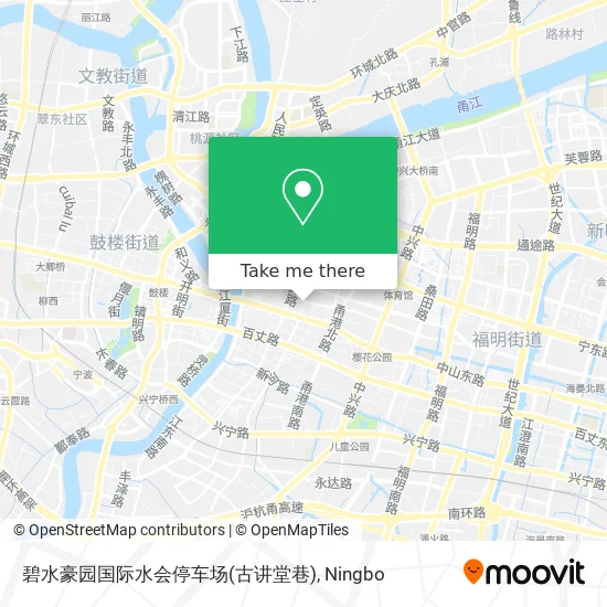 碧水豪园国际水会停车场(古讲堂巷) map