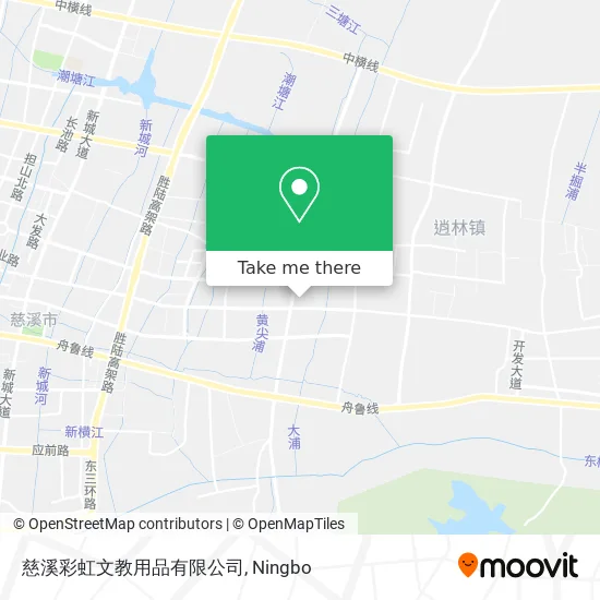 慈溪彩虹文教用品有限公司 map